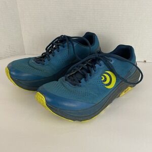 TOPO Designs Ultraventure 3 Trail Running Shoes Men's 11 Vibram Soles Blue Lime